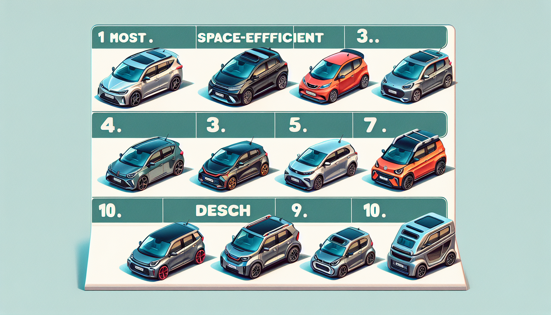 découvrez quelles voitures offrent les meilleures performances en terme d'économie d'espace de stationnement et de mobilité urbaine.